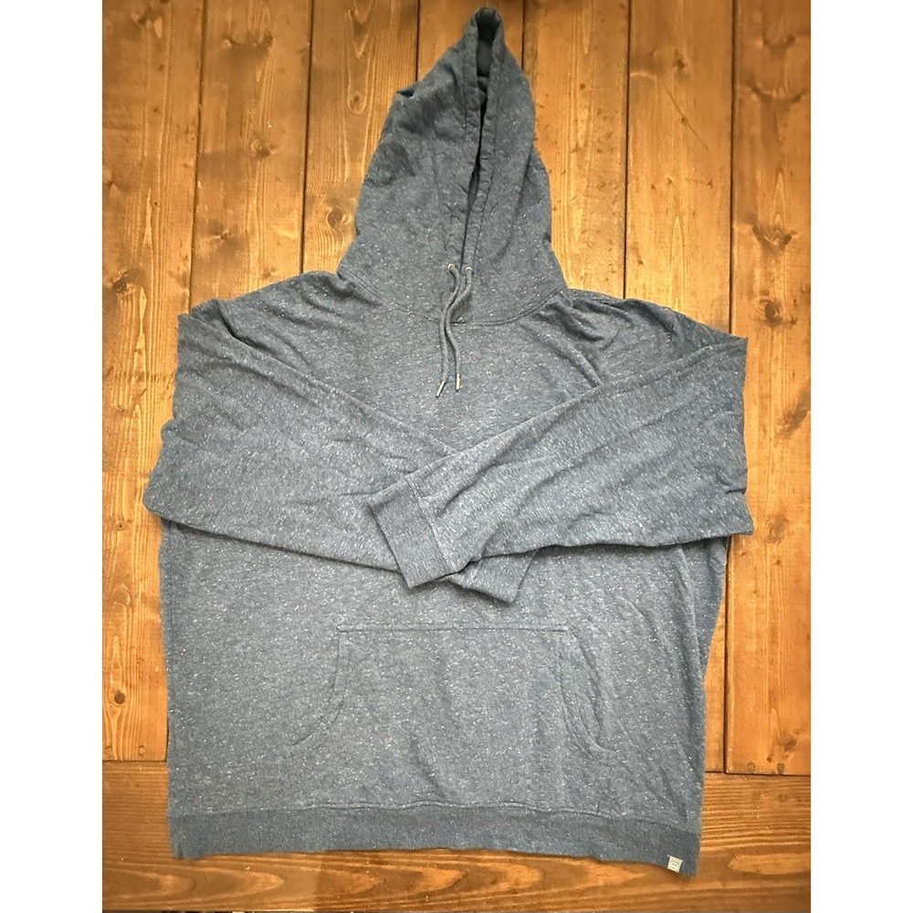 Peter Millar Blue Heatherd Pullover Hoodie With Crown Logo Size 2X SKU 0164
